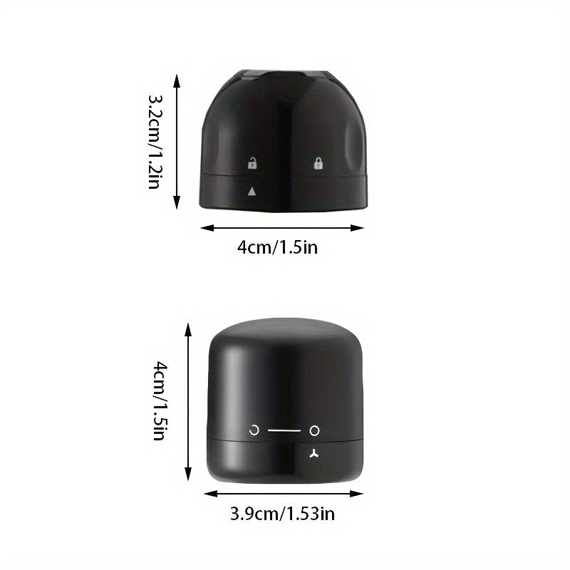 1pc, Universal Wine & Champagne Bottle Stopper, Vacuum Seal Silicone Cork, Reusable Freshness Retainer, Plastic Bar Accessory Tools