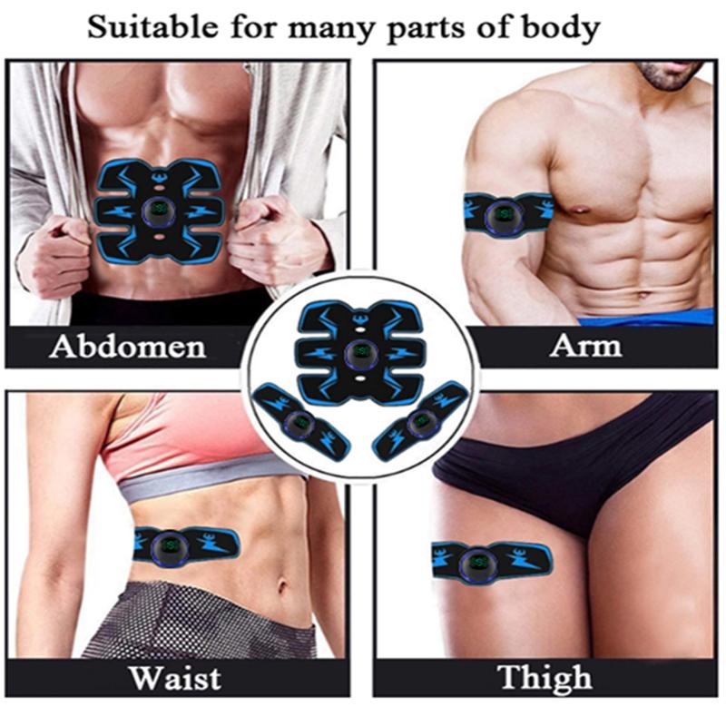 Telecomandă Stimulator Muscular EMS Inteligent Electric Fitness Antrenament Abdomen Autocolante Pierdere în Greutate Masajor Slăbire Corporală