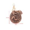 Chameleon Tape Measure Steel Ruler With Keychain Portable Realistic Animals Pendant Measuring Tool