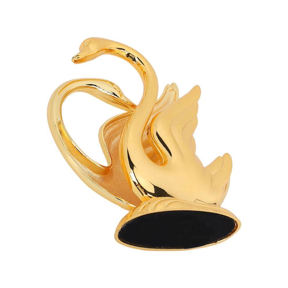 Rustproof Golden Swan Napkin Holder Handmade Vertical Napkin Rack European Tissue Stand  Home