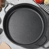 Telssida Cast Iron Non-Stick Flat Bottom Frying Pan