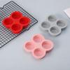 Silicone Air Fryer Egg Mold Reusable Non-Stick Cupcake Molds for Air Fryer Flexible Cake Baking Mold for Loaves Muffins Brownies