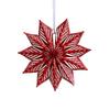 Durable Paper 3D Snowflake Ornament Waterproof Wrinkles Resistant for Christmas Tree Ceiling Window Decoration