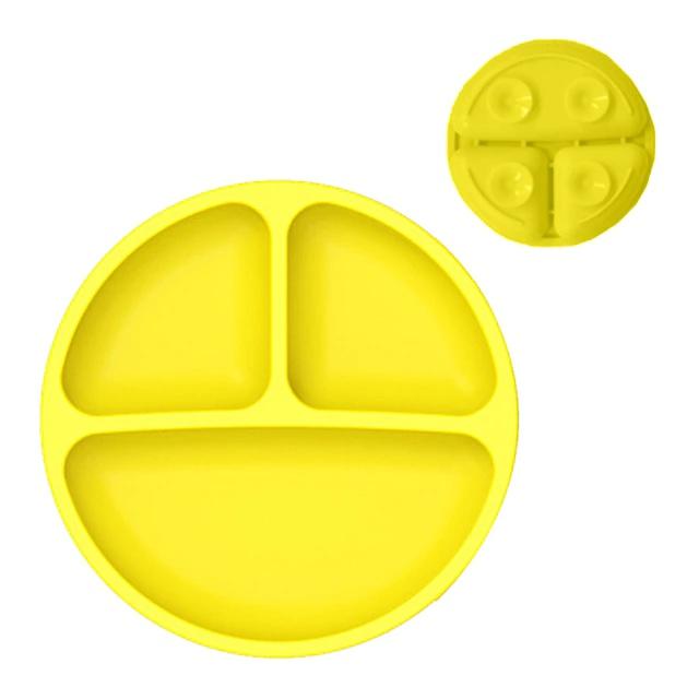 Baby Silicone Dining Plate Kids Feeding Plate Sucker Bowl Children Dishes Toddler Training Tableware