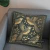 2D Flying Birds Green Pattern Pillow Cover Pattern Cushion Cover Suitable For Sofa Bedroom Car Pillow Cover