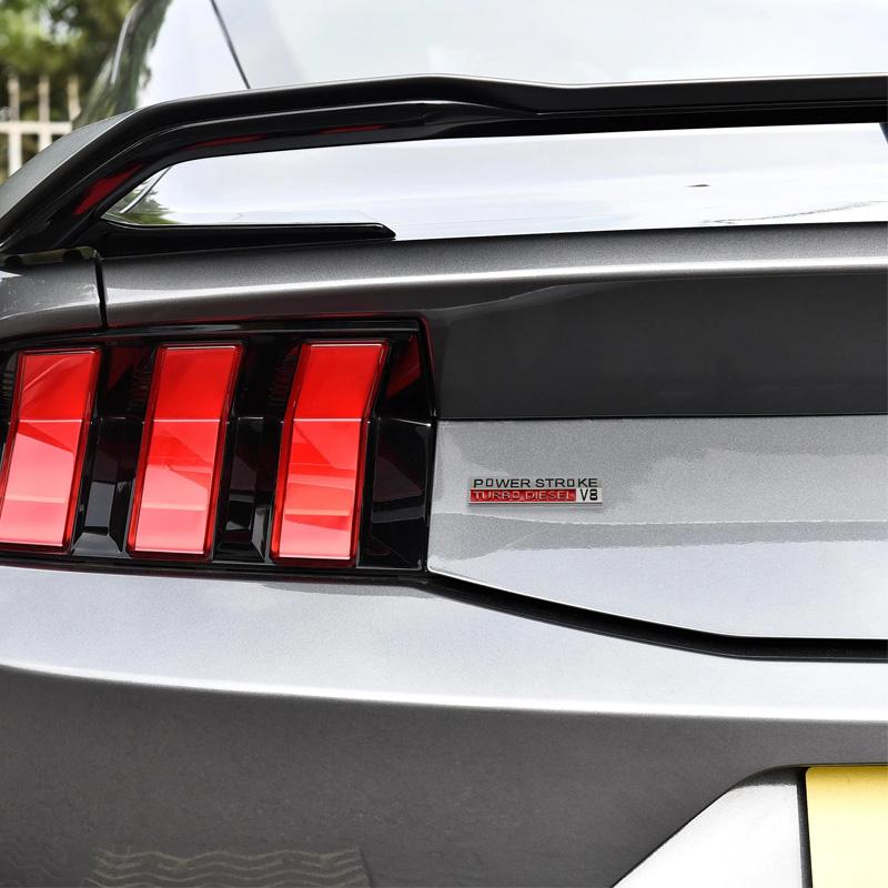3D Metal POWER STROKE Car Fender Side Rear Trunk Emblem Badge Decoration Sticker Accessories