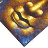 Buddha Canvas Wall Art - Gold Face Lotus Flower