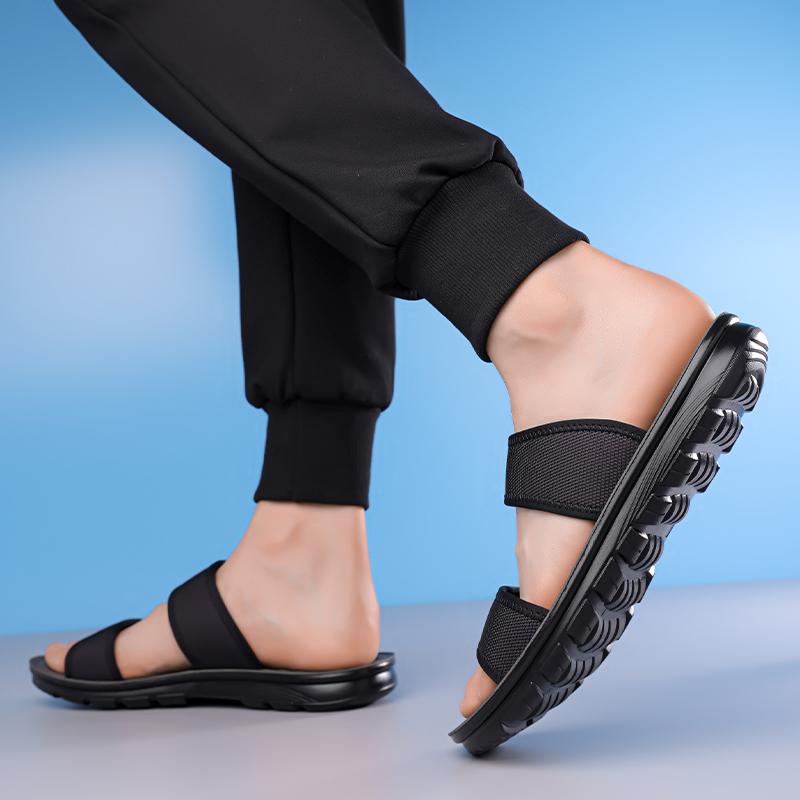 Fashion Summer New Flip Flops Beach Shoes Plus Size 44 Sandals Non Slip Slippers Soft Outdoor Open Toe Sandals Casual Home Indoor Shoes