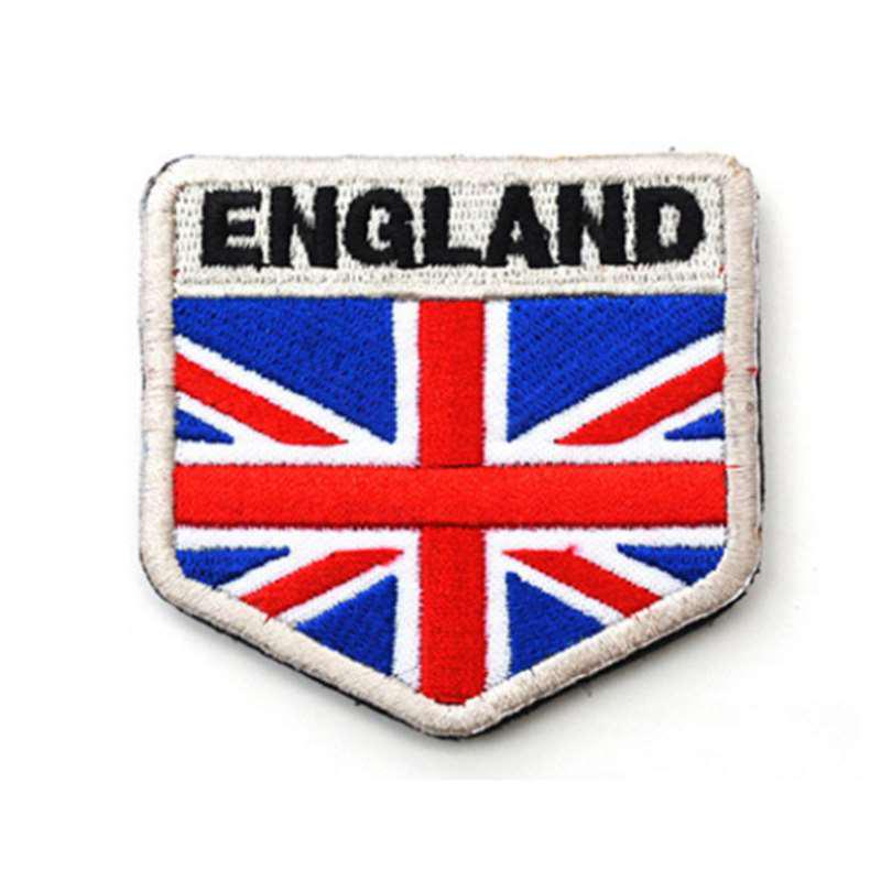 Great Britain Guernsey Flag EMBROIDERED PATCH 8x6cm Badge Great Britain Guernsey Flag EMBROIDERED PATCH 8x6cm Badge