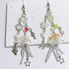 Girlish Original Design Personalized Wind Chime Mobile Phone Chain Anti-Lost Chain Crystal Glass Beads Ccd Ornaments