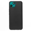 For Wiko T10 4G Case Anti-scratch Matte Black Phone Cover (Big Rear Lens Hole)