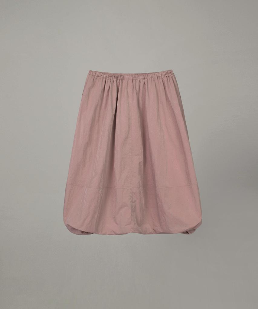 Obeodyupeulleeo Volume Long Skirt_Pale Pink
