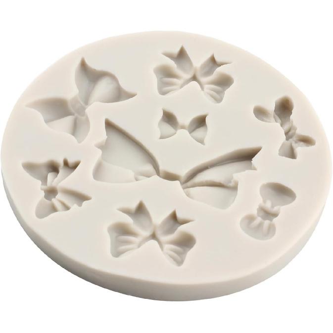 Bows Silicone Molds Bow Fondant Mold For Cake Decorating Cupcake Topper Candy Chocolate Gum Paste Polymer Clay