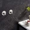 Towel Holder 4Pcs/Set Bathroom Self Adhesive Wall Hook For Towel Robe Brushed Stainless Steel Wall Rack Hanger Towel Rack 5cm
