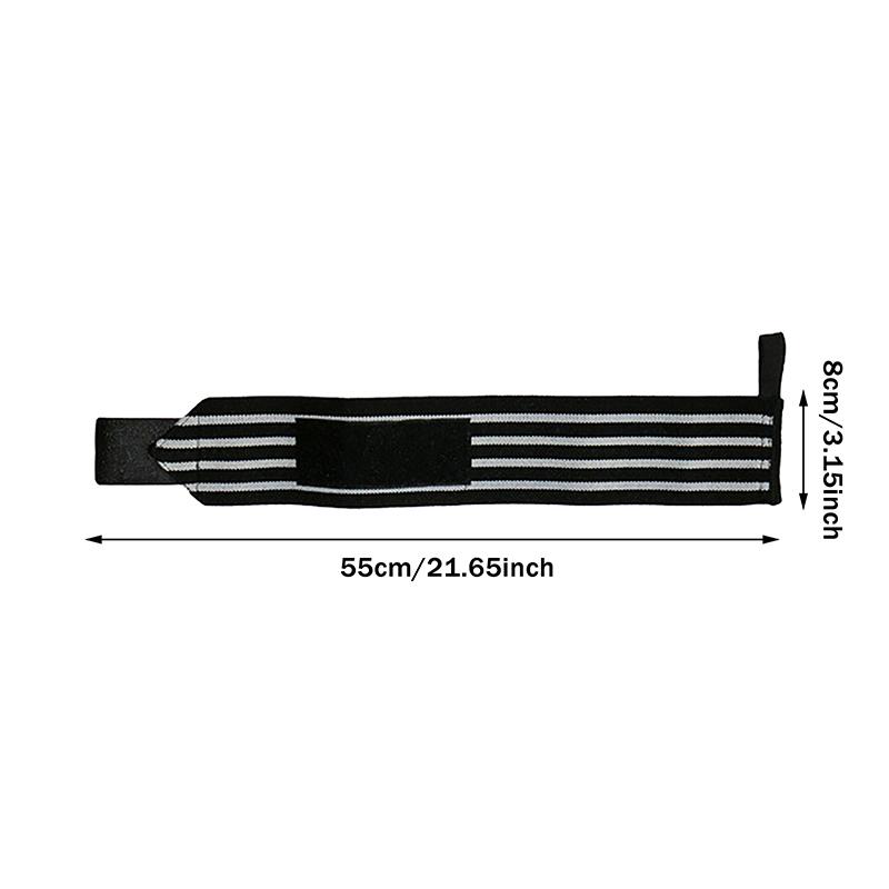 Fitness Wristband Strap Weight Lifting Push Up Power Winding Wristband Sweat Absorption Power Band Hard Pull Wrist Protection