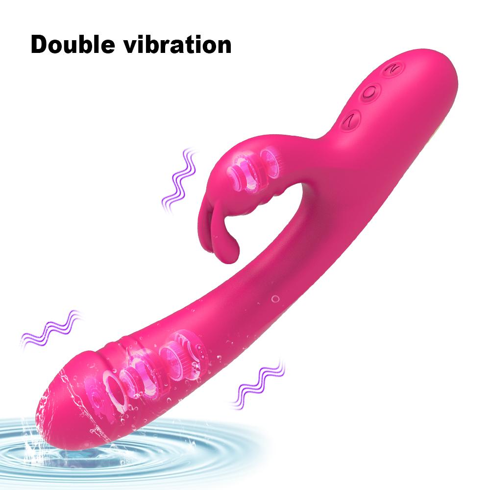 Výkonné vibrátory Rabbit Clitoral G Spot Dildo pro ženy 10rychlostní tichý vaginální masážní přístroj Sexuální hračky pro dospělé pro páry