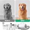 16000Pa Pet Grooming Vacuum & Blow Dryer Pet Shop Grooming Vacuum Kit Household High Velocity Hair Suction Device