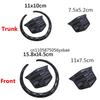 AABHQ1 ABS sliver/black Car Rear Trunk Boot Front Head Grille Badge 3D Logo Emblem for Cadillac SRX ATS XTS Auto Sticker Accessories