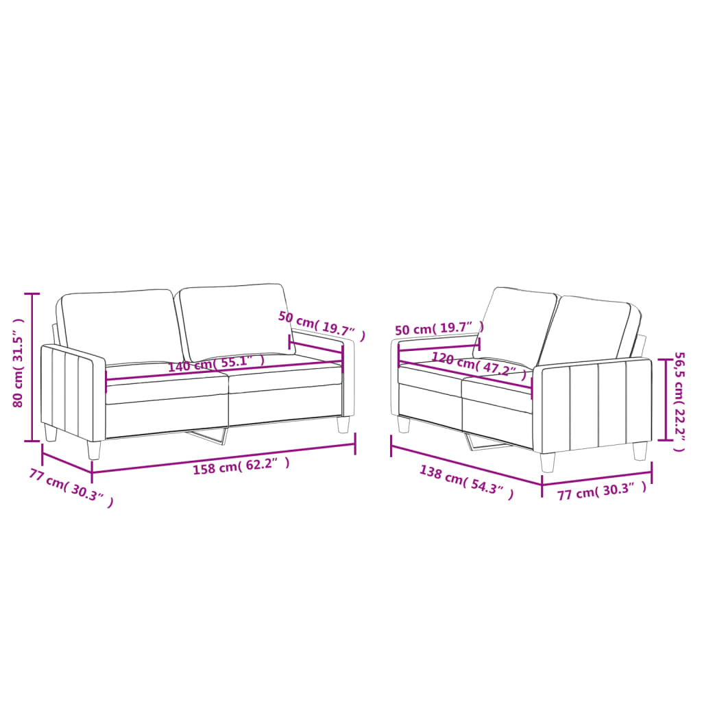 Vidaxl 2-Seater Sofa With Cushions, Cappuccino, Faux Leather