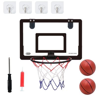 ATHULYA Basketball Hoop for Kids, IndoorOutdoor Use, Includes 2 Balls, Shock-Resistant Sponge, DoorWall Mounting, Mini Basketball Board Toy, Dunking