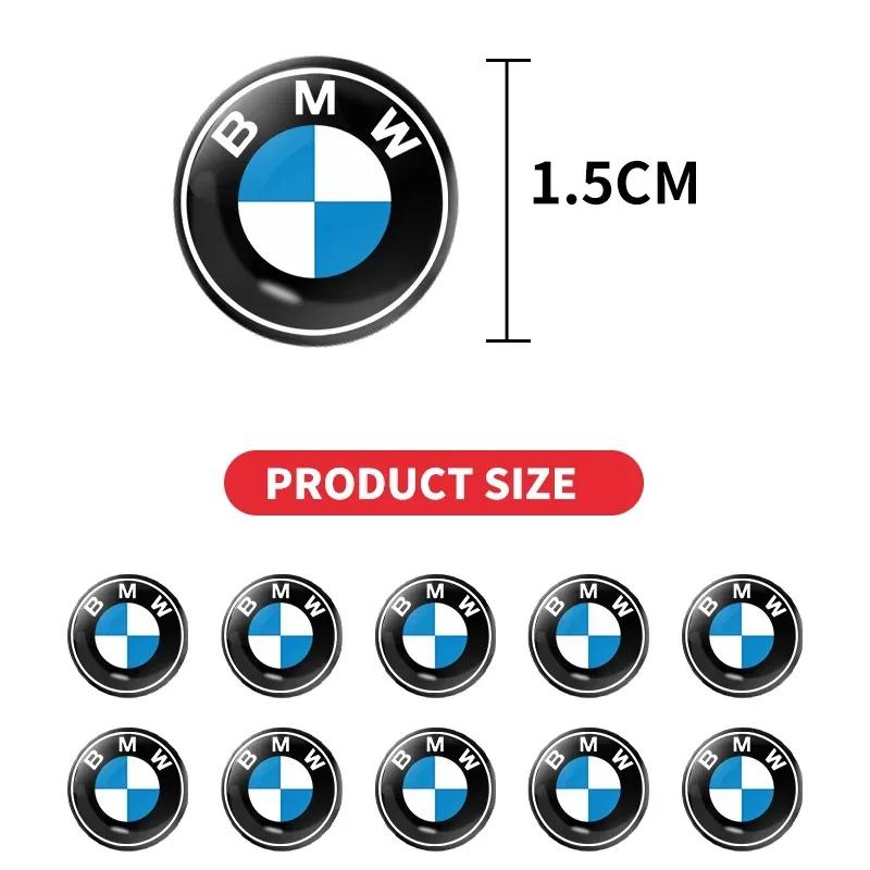 X5 For BMW For BMW 15mm Car Key Badge Emblem Replacement Car Key Stickers For BMW M E34 E36 E60 E90 E46 E39 E70 F10 F20 F30 X5 X
