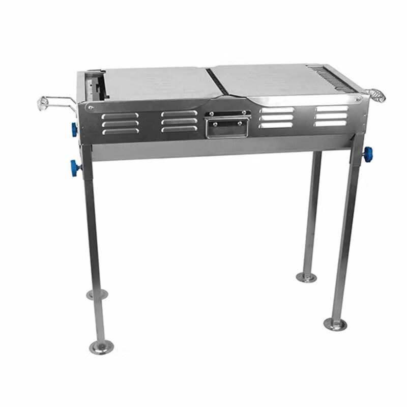 Zhishi Thickened Folding Portable Charcoal BBQ Grill