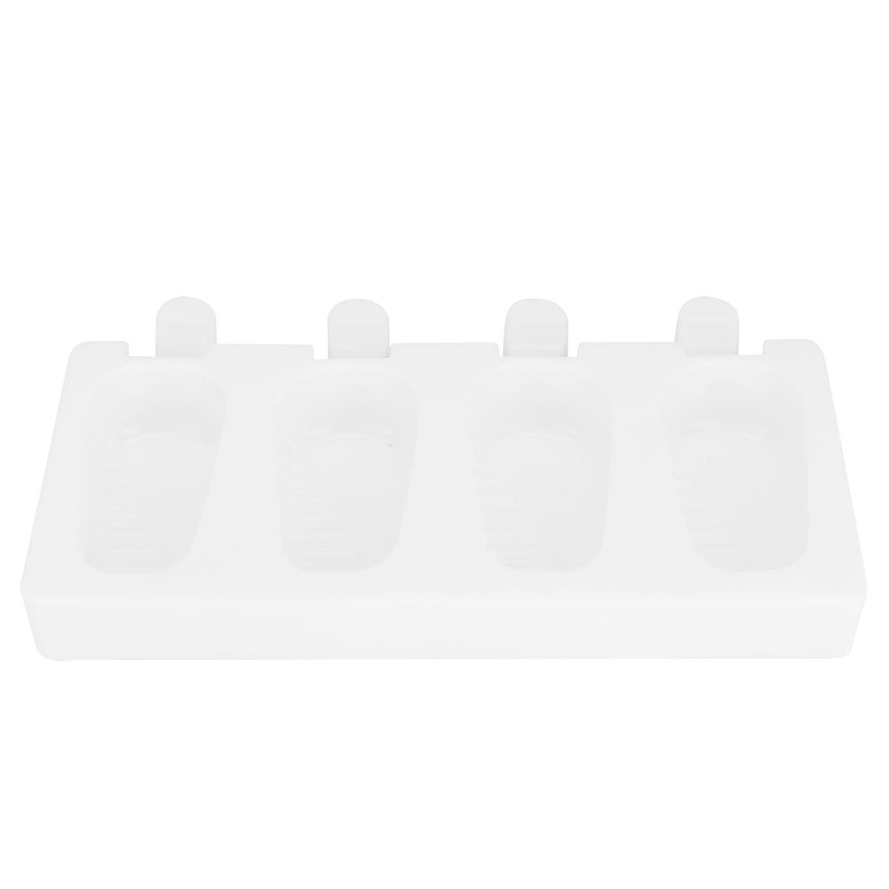 Rectangular Silicone Ice Cream Molds Set Homemade Ice Cream Maker Kitchen DIY Tool