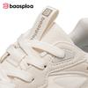 BAASPLOA Damen Sportschuhe mit dicker Sohle, Mesh Laufschuhe, Freizeitschuhe, Wanderschuhe, Studentenschuhe, weiße Schuhe, flache Sportschuhe, Tennisschuhe