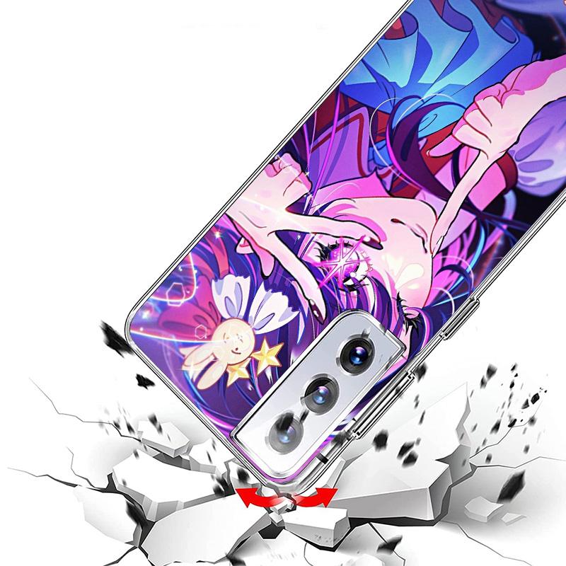 Japan Anime Oshi No Ko Phone Case For Samsung Galaxy S26 Ultra S23 S24 S25 Edge S20 FE S21 S22 Plus Soft Print Shell Cover Funda