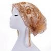 Silk Embroidered Fish Tail Cloche Hat With Tassels For Summer And Winter Wear