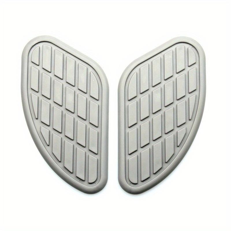 

2 шт./упак. ретро мотоцикл кафе гонщик газовый топливный бак резиновая наклейка протектор коленный бак накладка на ручку наклейка для Honda Yamaha Harley серый