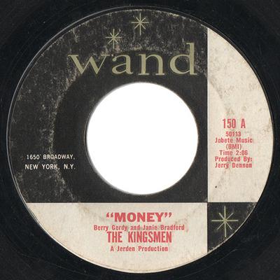 7inch Record KINGSMEN - Money 150 Wand 1964 US Rock Used