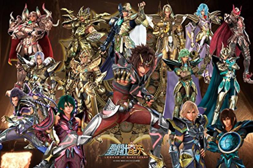 ENSKY Jigsaw Puzzle Saint Cosmo 1000-Piece Seiya Burn, (50x75cm)