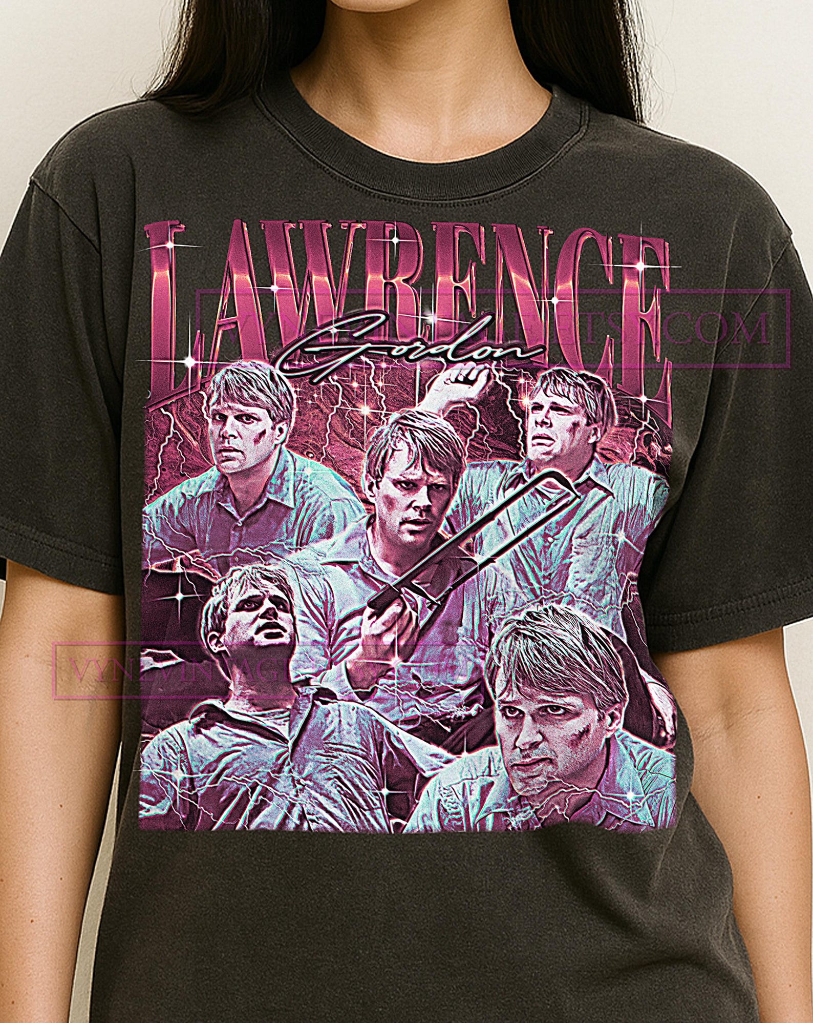 Lawrence Gordon Shirt, 90s Vintage Retro Bootleg Lawrence Gordon T-Shirt, Horror Movie Character Tee, Surgeon Graphic Shirt M