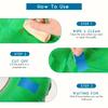 10/20 Pezzi Toppa Autoadesiva Sottomarina per Piscina, Kit di Riparazione per Piscina in PVC, Toppa di Riparazione Sottomarina per Piscina