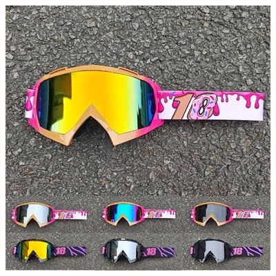 Motorfietsen Ski Brillen Fietsen Rijden Brillen Gepersonaliseerde Bedrukking Ski Brillen Winddicht Ventileren Anti-Reflectie Brillen