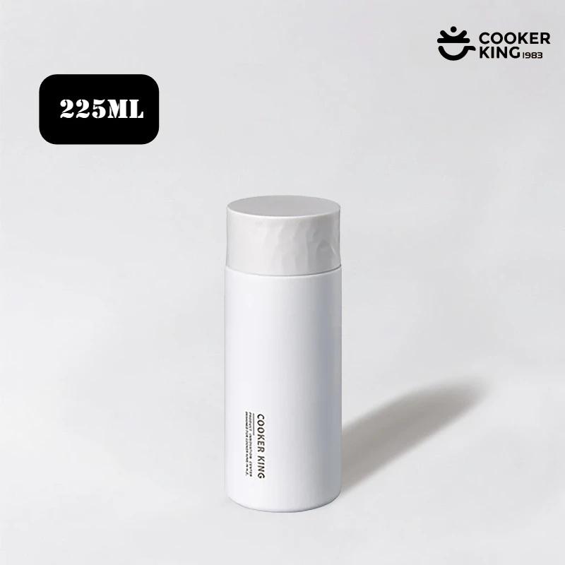 

225ML Portable Insulated Water Bottle Made of 316 Stainless Steel and PP Material Straight-sided Thermos Bottles 225ml