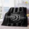 Juventus Customize Text Blanket Throw Personalized Blanket Soft Warm Cozy Great for Seaside Bedding Office Picnics for All Occasions