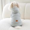 Plush Dog Hiking Jacket Windproof Dog Bodysuit Fashion Dog Vest Coat  for Small Medium Dog