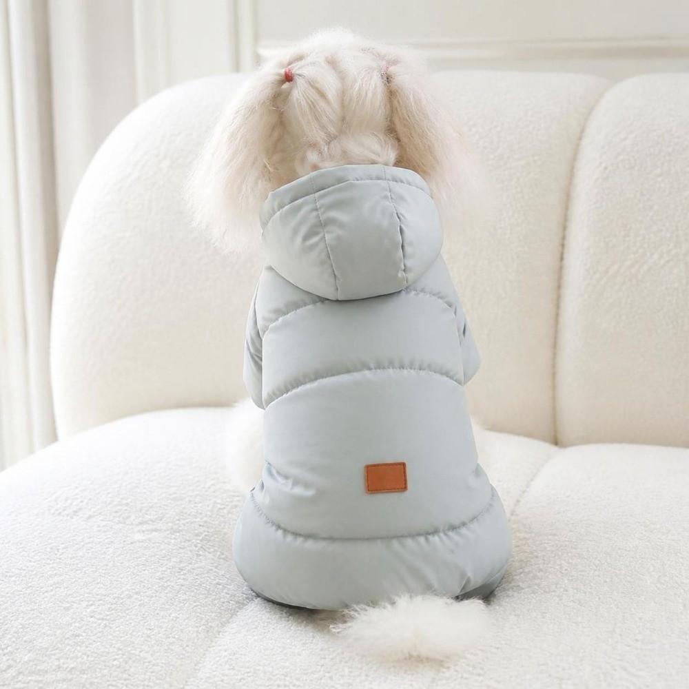 Plush Dog Hiking Jacket Windproof Dog Bodysuit Fashion Dog Vest Coat for Small Medium Dog