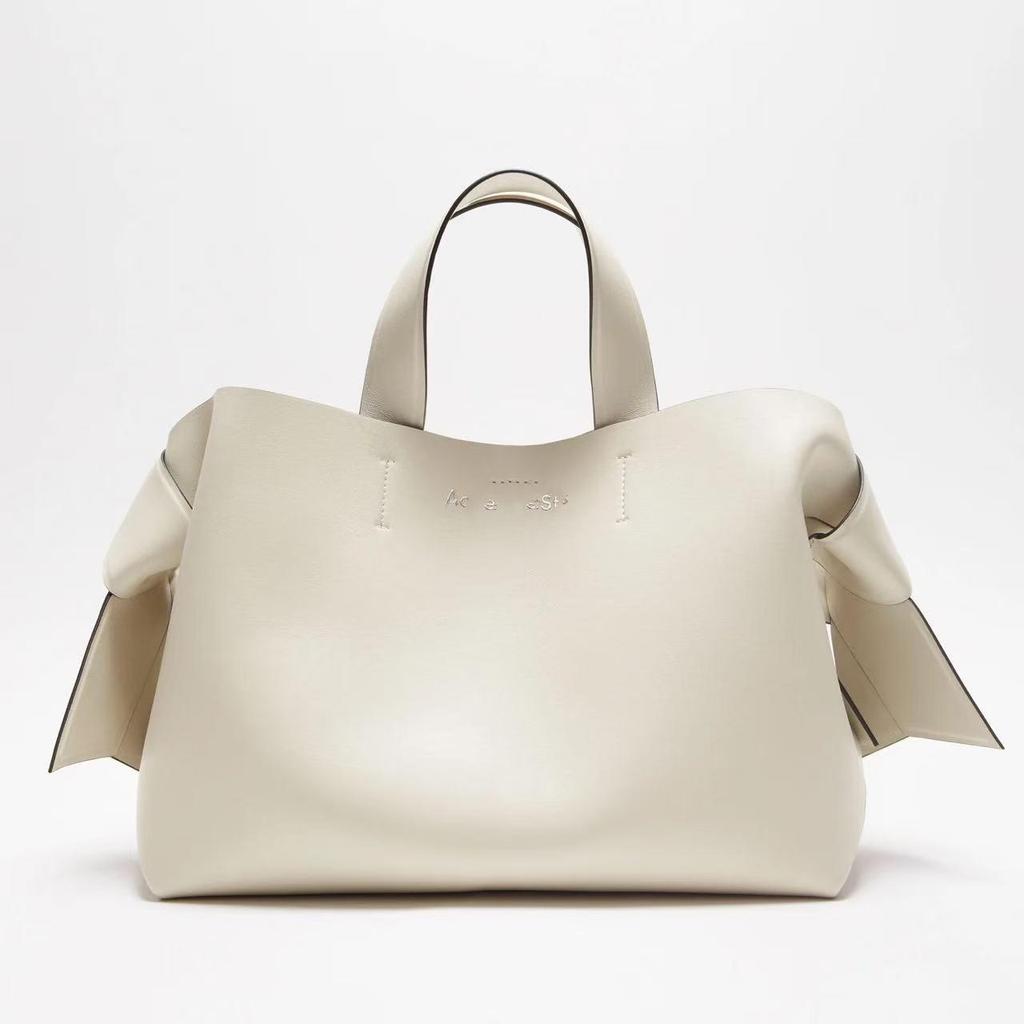 Swedish Niche AS Musubi Genuine Leather Shoulder Crossbody Bag - Large Capacity Fashion Tote