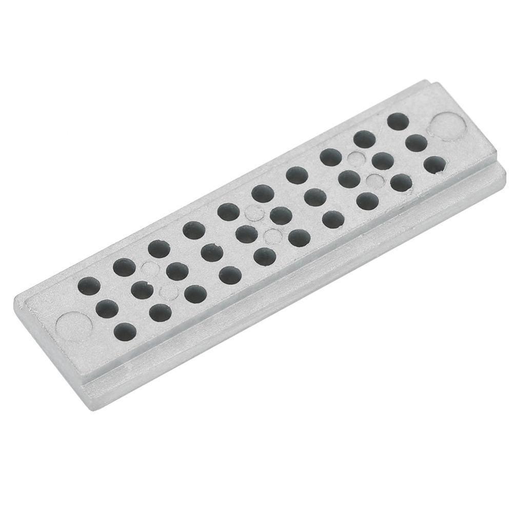 

Прямоугольный Пуансонный Блок Стальной Материал Клепальный Блок для Клепки Сверлильные Работы 1