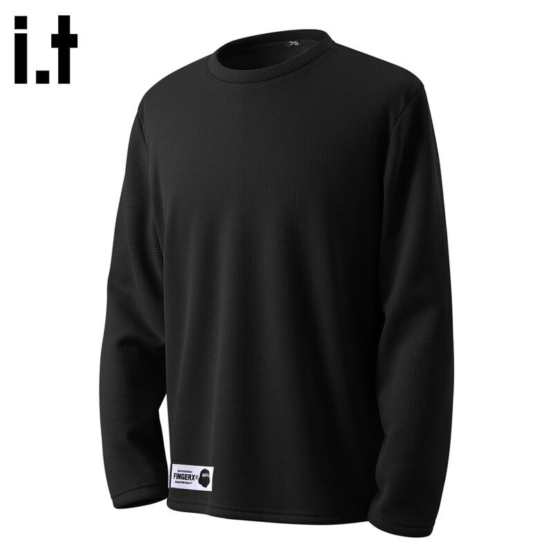 

Fingercroxxit Men s Fleece-Lined Waffle Knit Thermal Long Sleeve T-Shirt 2XL