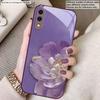 Gradient colored flowers For Samsung A01 A02 03 Core 04 05 06 10 12 13 14 5G 15 16 M02 12 Note 8 9 10 20 glass Ultra phone case