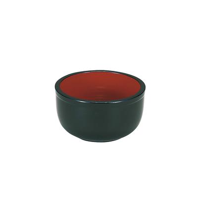 Miyamoto Sangyo Black Soba Choko Black with Red Interior (Soba Cup), 350ml,