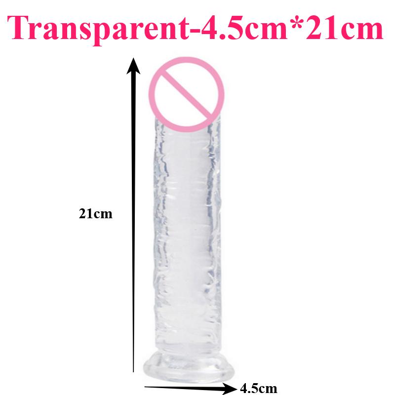 Realistic Big Dildo 7 Sizes Women Erotic Anal Sex Toys Dildo Suction Cup Jelly Dick Gay Soft Clitoris Vaginal Masturbators Penis