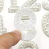 10Pcs Clothing Decal Diy Decoration Digital Patch Sparkling Crystal Pearl Digital Patch Clothing