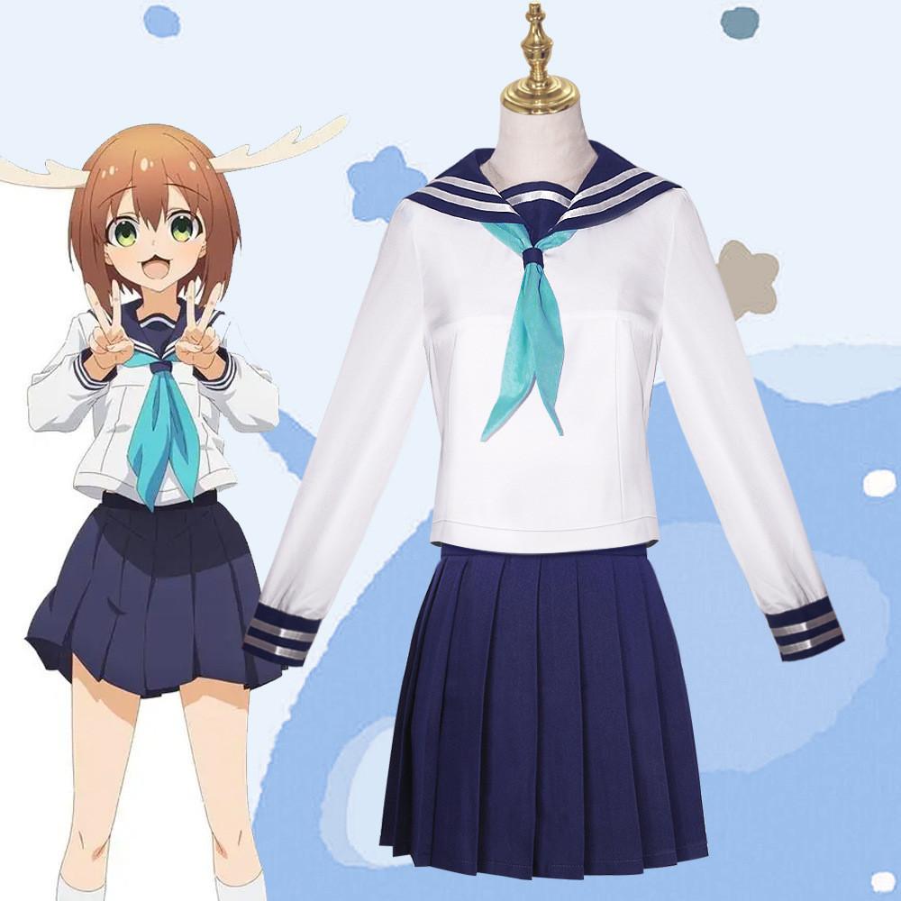 Friend Deer My Nokotan Cosplay Costume School Uniform Dress Role Play Gift Girl