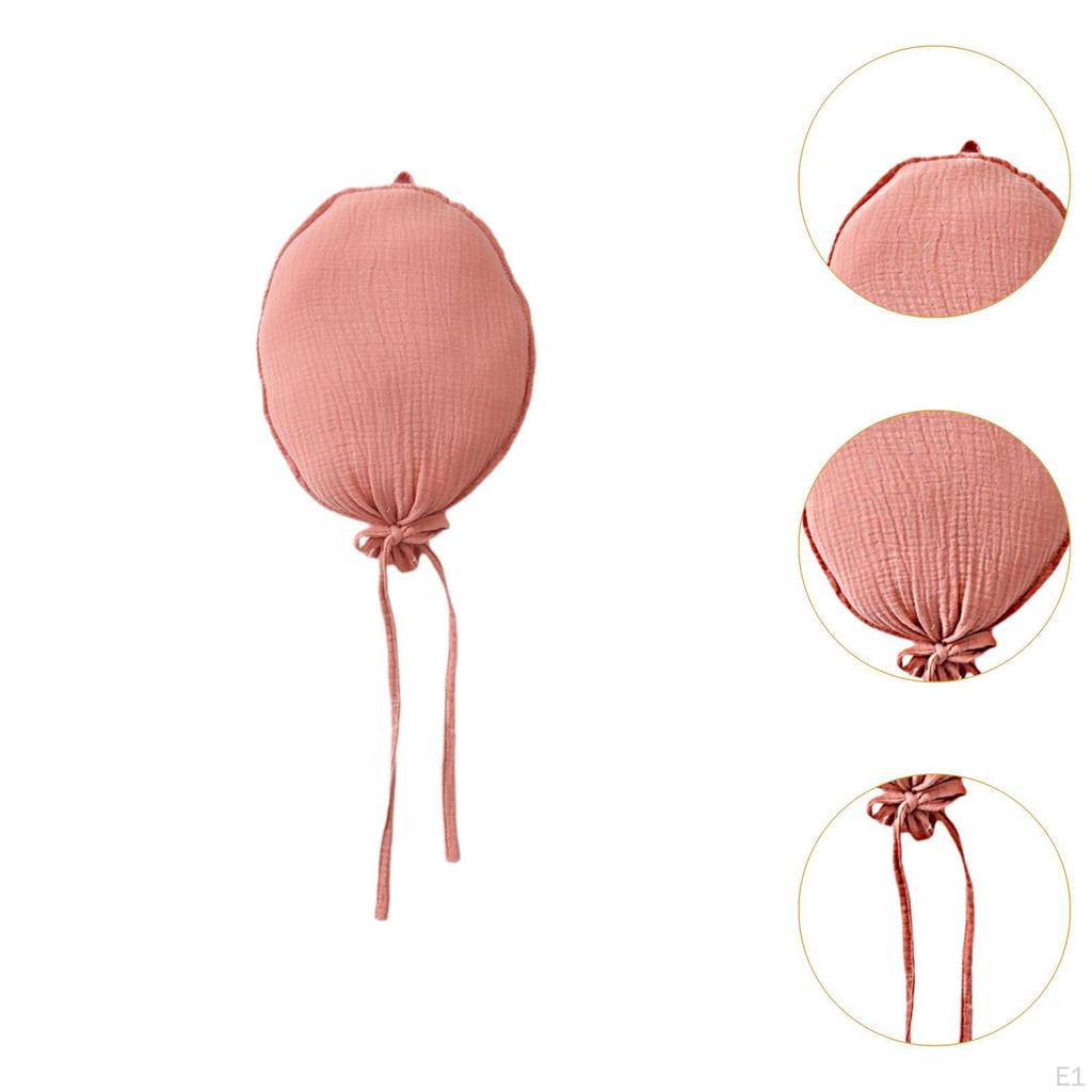 A Minimalist Fabric Balloon Decoration 3D Wall Hanging Easy to Hang 7.87"x23.62" Photo Prop