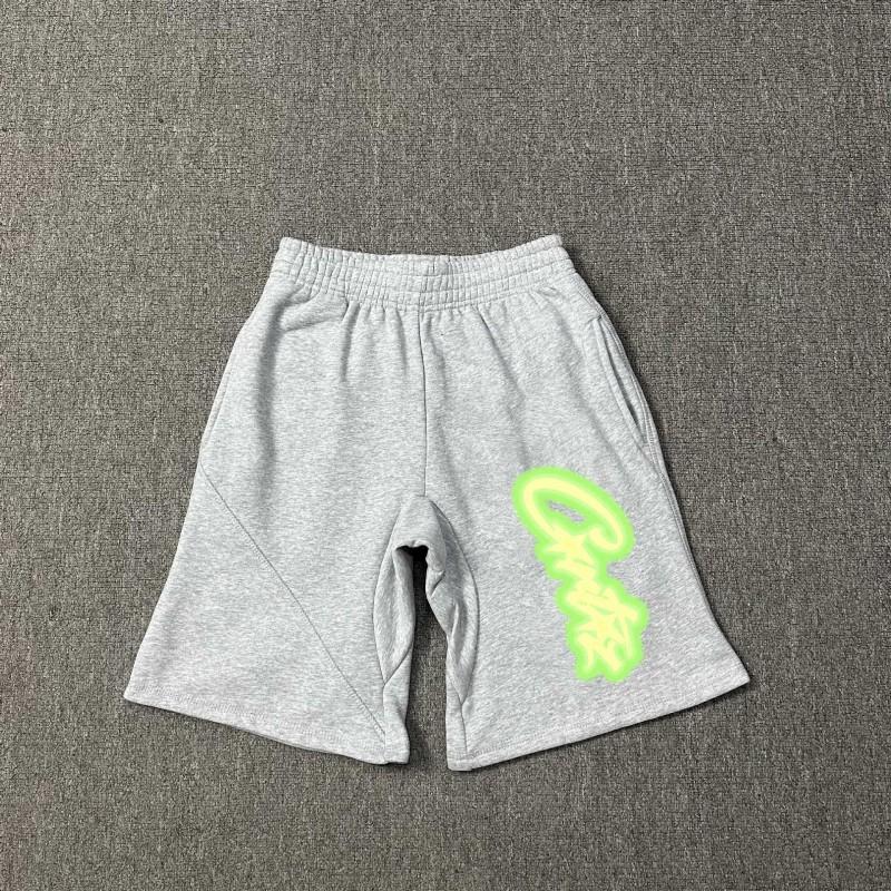 Cort Short Devil Island Print Shorts Mens Hip Hop Skate Casual Sweatpants Trendy Streetwear